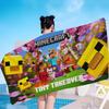 Ретро Игра M-Minecraft Пляжное Полотенце Цветные Банные Полотенца для Девочки Микрофибра Быстросохнущее Без Песка Пляж Йога Спа Тренажерный Зал Бассейн