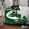 1pc Boston Celtics Blanket, Gift, for Men and Women, Soft Blanket, Good for Sofa Bed Couch Travel, Lightweight Flannel Blanket