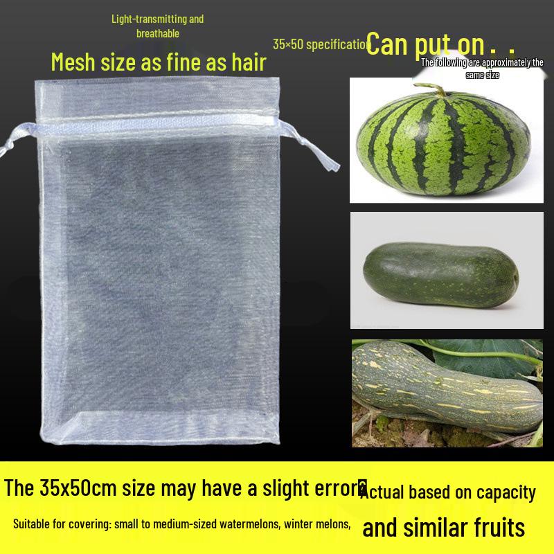 Упаковка фруктовых деревьев в мешки: Сетчатые чехлы для защиты от насекомых и птиц для клубники, инжира, гранатов, винограда и помидоров