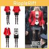 Joker Deux Folie Quinn Kospley Kostyumi Ledi Gaga Xuddi Shunday Stil Halloween