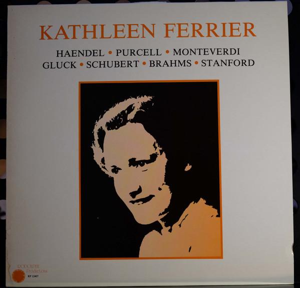 Виниловая пластинка KATHLEEN FERRIER GEORG FRIEDRICH Kathleen Ferrier RP12407 Rodolphe Produc 1984 Франция Классическая Б/У