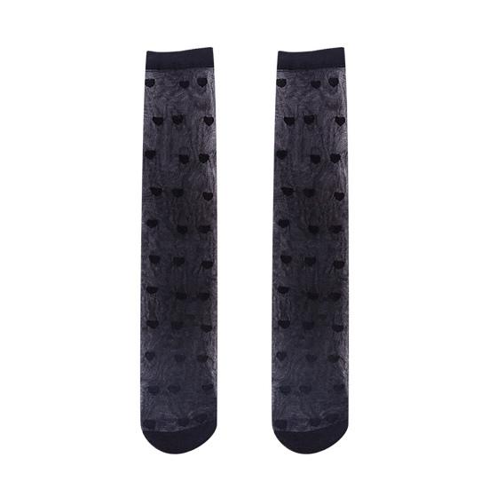 Стильные длинные носки, однотонные эластичные украшения для ног