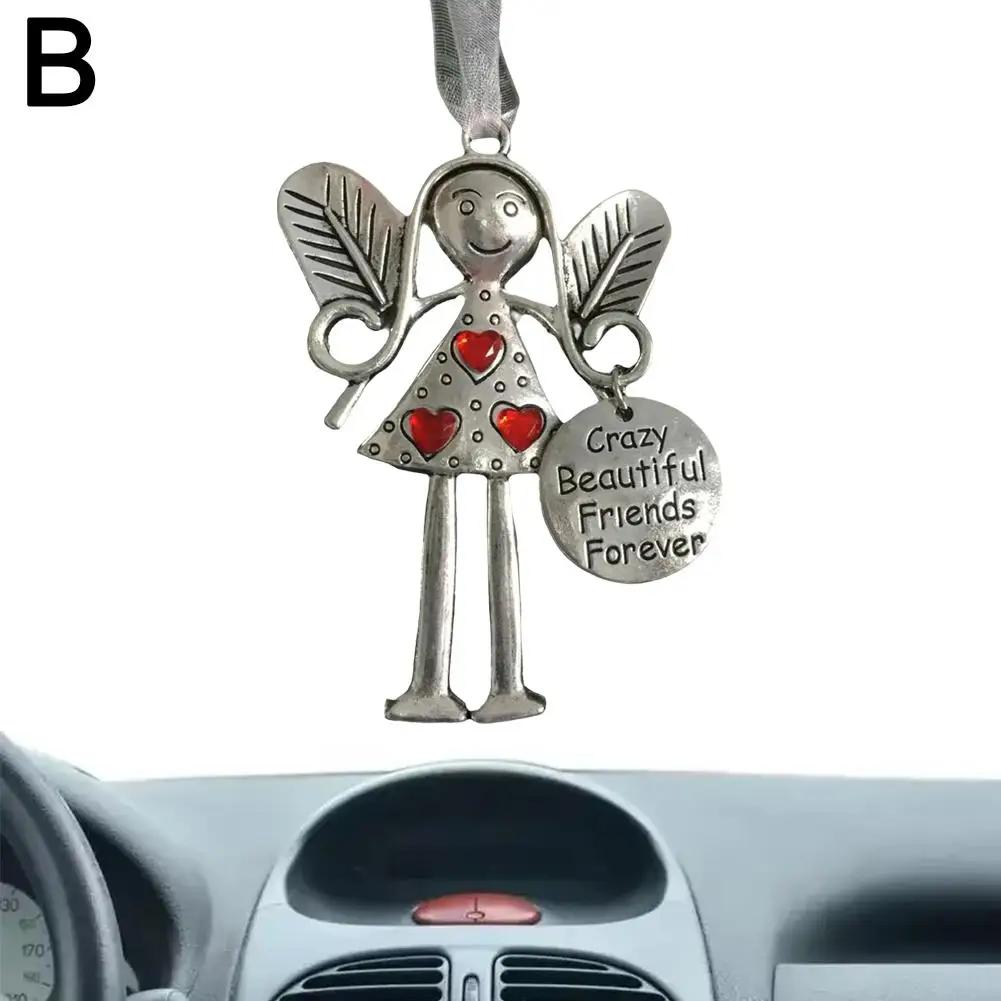 Рождественский ангел, украшения, подвеска «Дружба», праздничный, красивый, навсегда, друзья, хранитель, декоративная елка, сумасшедшее рождественское украшение O0F5