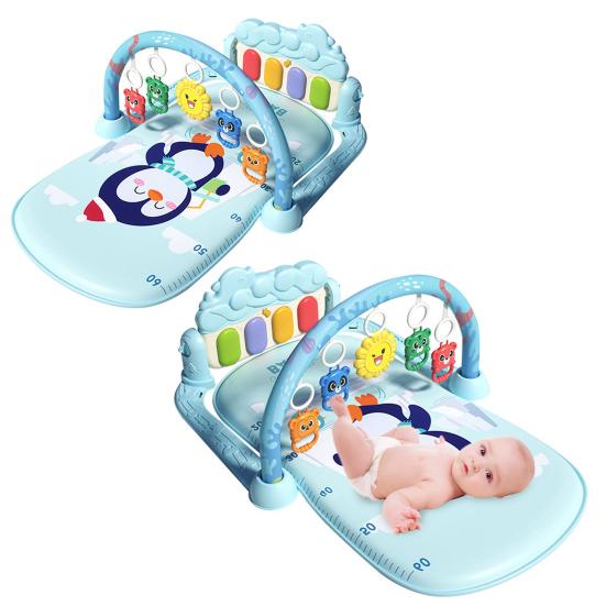 Игровой коврик для детского спортзала и тренажерный зал для фортепиано с интерактивным ковриком для времени на животе, креативные музыкальные игрушки, центр активности