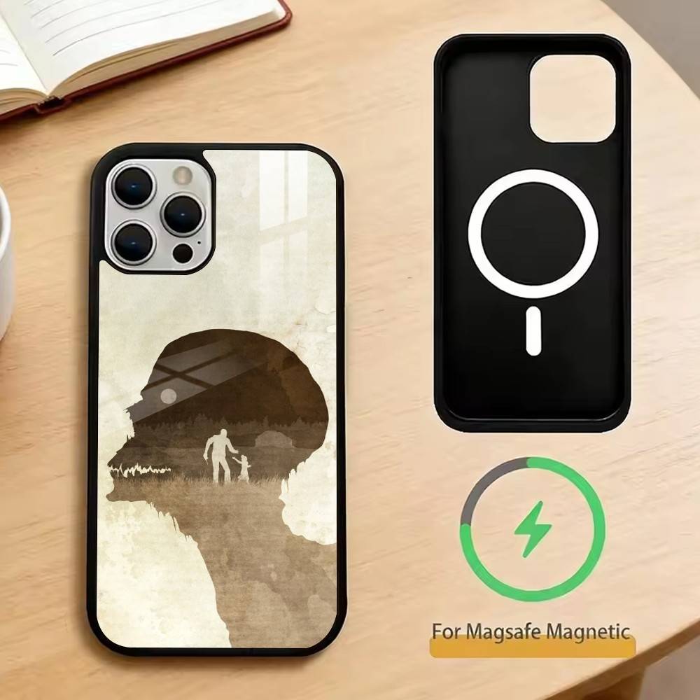 The Walking Dead Phone Case For iPhone17,16,15,14,13,12,11 Plus,Pro Magnetic For Magsafe Wireless Charging