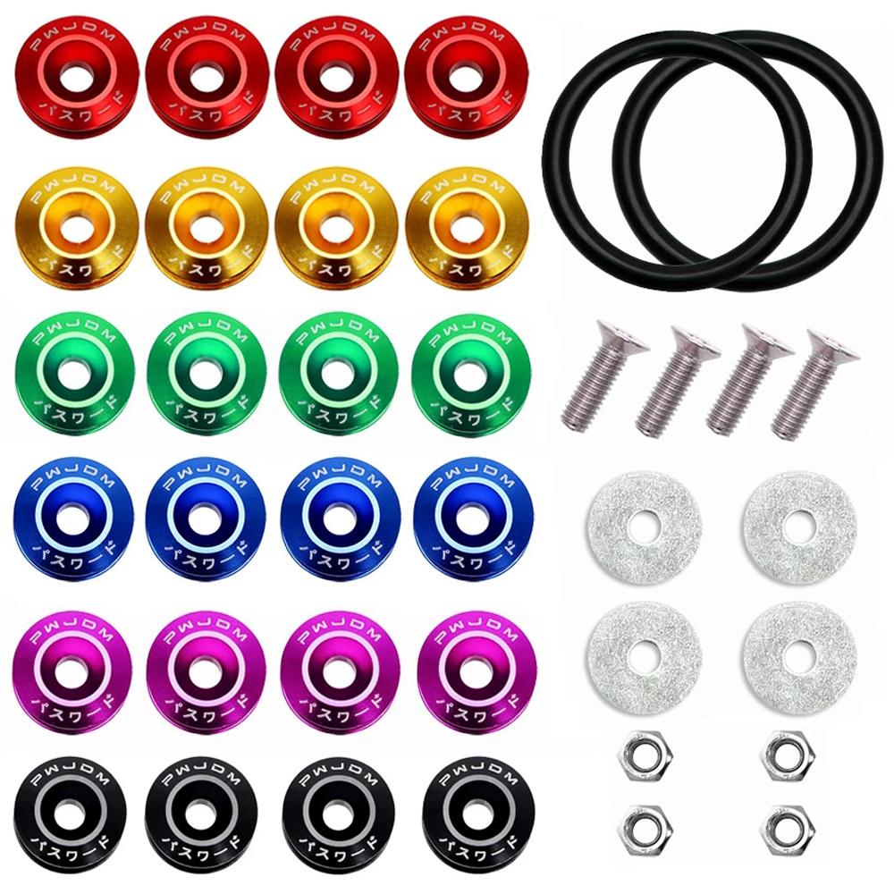 Hatch Cover Surrounding Screw Car Bumper Fasteners JDM Fasteners Kit Quick Release Fasteners