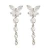 Crystal Butterfly Crystal Chain Butterfly Crystal Earphone Chain for Freeclip 1/2 Daily Wear