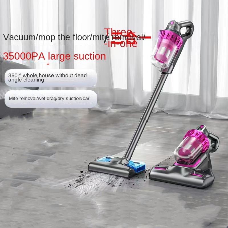 1 шт. бытовой пылесос для чистки диванов, полов, большой всасывающий беспроводной ручной пылесос для кровати, стержневой пылесос, три режима сборки