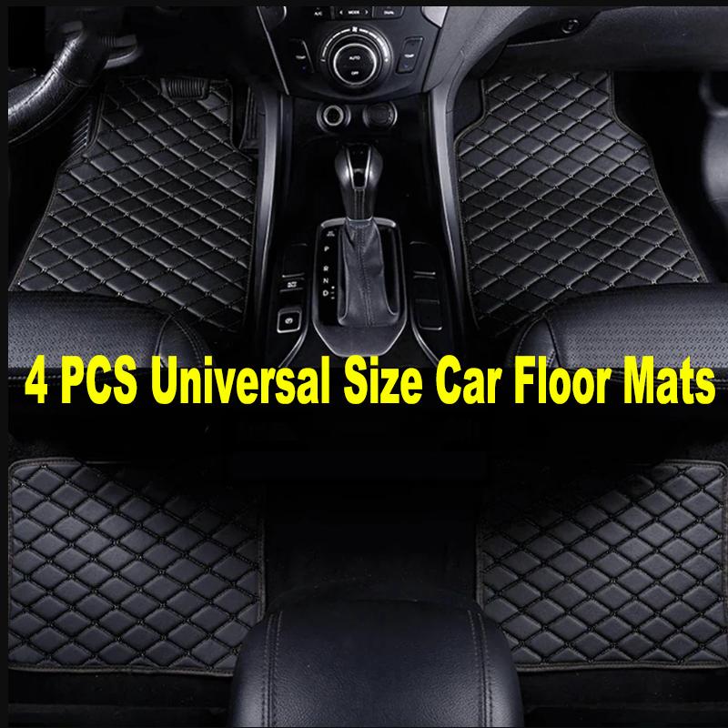 Универсальные автомобильные коврики для VW Golf Passat B5 B6 B7 B8 CC Touran Tiguan Toureg Touareg Phaeton T-ROC Автоаксессуары