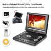 7.8 Inch Portable DVD Player Digital Multimedia Player U Drive Play with FM TV Game Card Read Function VCD DVCD MP4 MP5