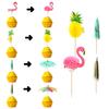 Umbrella Fruit Stick Cocktail Umbrella Stick Cake Decoration Pineapple Flamingo Baking Plug