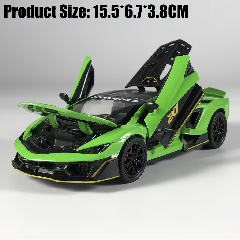 1:32 Lamborghini Fenomeno Superveloce Sv Гиперкар Металлический Литой Модель Автомобиля Звук и Свет Коллекционные Предметы Украшения Хобби Подарки