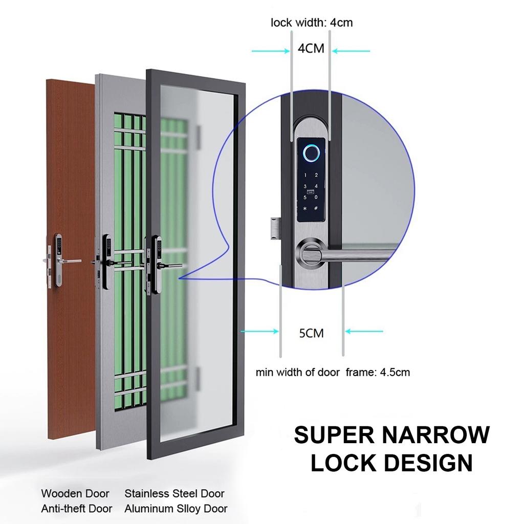 WAFU TY WiFi Smart Lock с камерой бесключевой доступ дверной замок ручка водонепроницаемая нержавеющая сталь