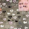 Новый фруктовый клубничный желе нейл-арт милые наклейки милая вишня бантик кролик DIY украшение для ногтей