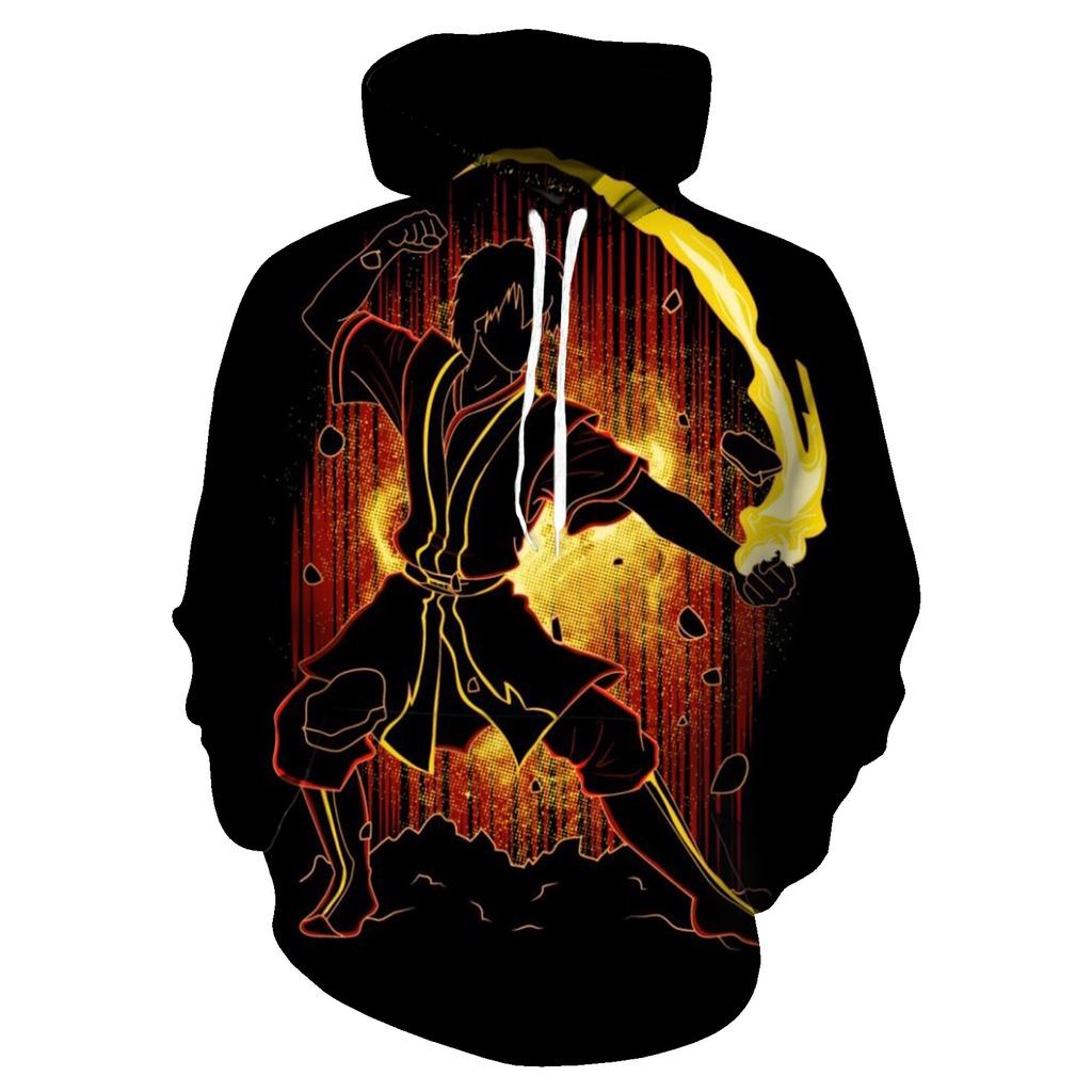 Худи Аватар Косплей Костюм Мужской Женский Аниме Куртки Повседневный