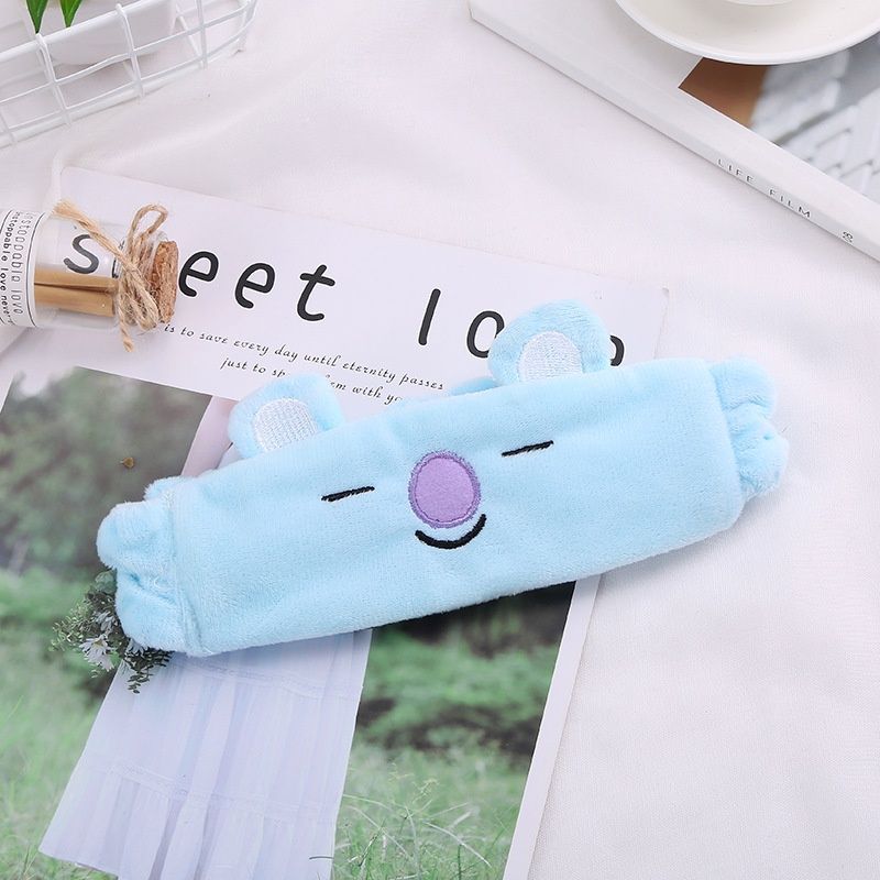 BT21 мультяшная милая повязка на голову Кавайные девушки домашняя портативная повязка для лица спортивная повязка для йоги аниме товары поддержка подарок