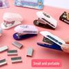 Portable Mini Stapler Set - Cute Cartoon Design for Students