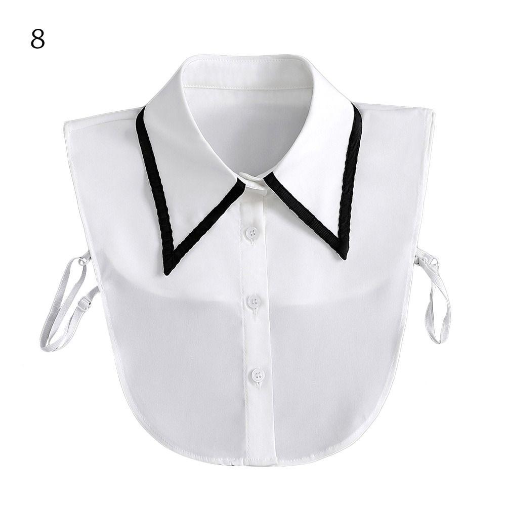 Vintage Classic Cotton Lapel Clothes Accessories Shirt Fake Collar Blouse False Collar