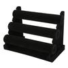Flannel Watch Display Rack Black Bracelet Holder Stand Jewelry Storage Stand  Necklace Display