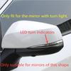 Carbon Fiber Rearview Mirror Cover Trim For Toyota RAV4 -2024