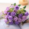 2PCS Artificial flower bouquets, artificial roses, wedding flowers, handmade flowers, artificial flower decorations, artificial flower ornaments.