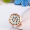 Ring Watch Ladies Free Size Antique 3ATM Waterproof Ring Clock Ring Watch Analog Silver Ladies Fashion Accessory