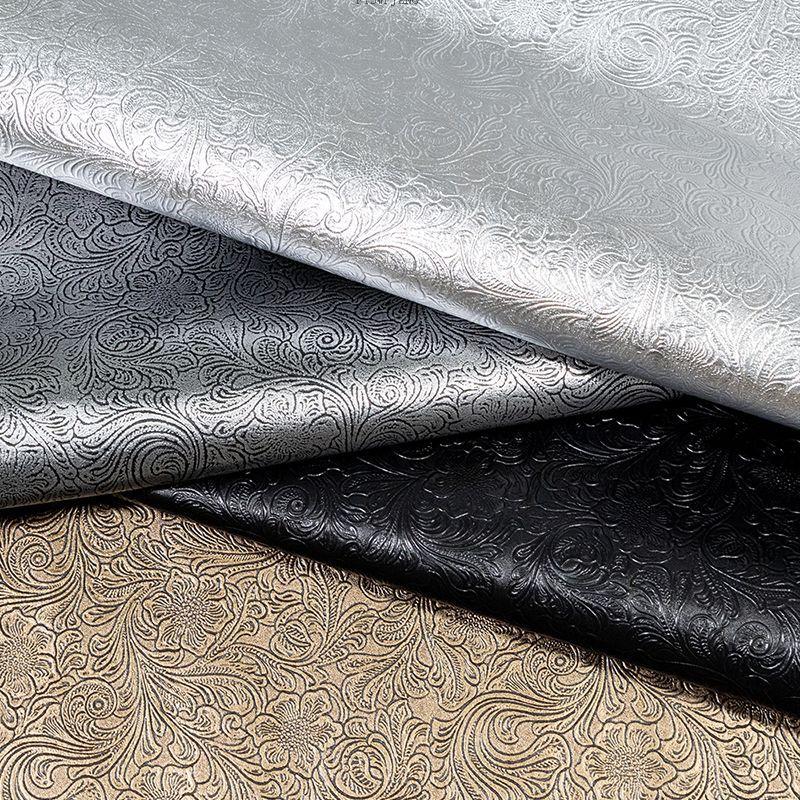 50x138СМ Обои с узором Pteris Самоклеящаяся кожаная накладка для ремонта Ручная работа DIY Приклейка для ремонта прикроватной тумбочки, дивана, салона автомобиля
