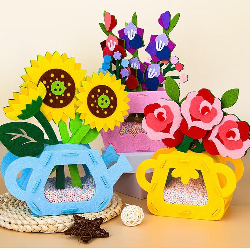 BDBW DIY Non-woven Fabric Flower Bouquet Kit