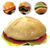 Hamburger Hat Costume Party Funny Cartoon Beret Cloth Accessory Stage Performance