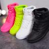 Спортивная обувь на открытом воздухе Повседневные ботильоны на высокой танкетке Высокие кроссовки больших размеров