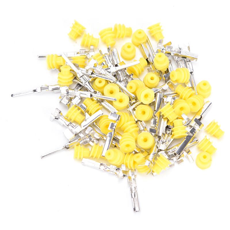 10 комплектов, 2-контактный герметичный водонепроницаемый разъем для электрического провода, автомобильные автомобильные наборы