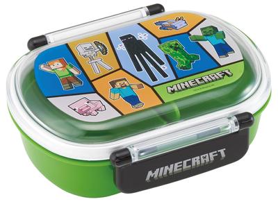 Обед для скейтера 1 с основными блюдами Fluffy Kids Antibacterial Made in Minecraft 25 Minecraft Boys QAF2BAAG Детская коробка, ярусная, 360 мл, (Боковой контейнер),