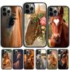 Красивая Лошадь Животное Чехол-Ракушка Для iPhone 17 Air 15 16 14 13 12 Pro Max 11 Pro Max Plus Чехол-Крышка Для Телефона