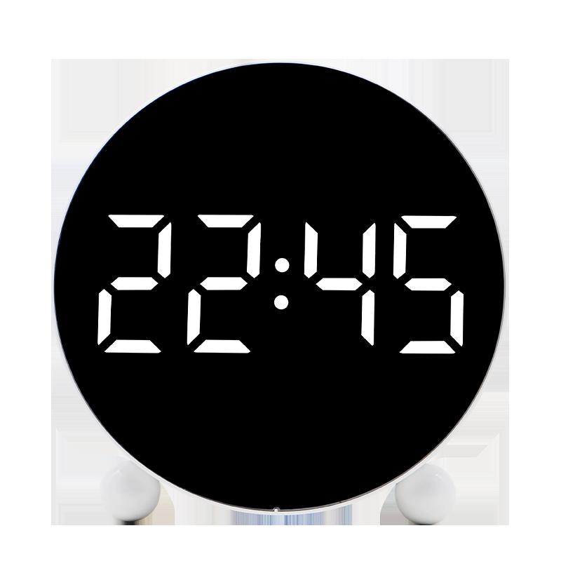 New Creative Alarm Clock Simple Electronic Clock Clock Home Bedside Clock Temperature Clock Plastic Clock