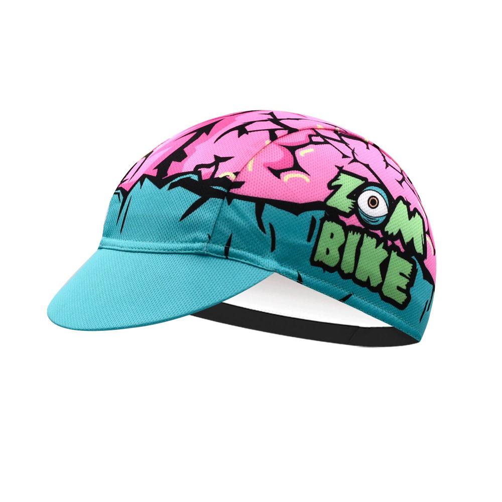 Cool Style Cycling Caps Summer Breathable Sports Bicycle Hats Quick Dry Polyester Black Blue Bike Hats Classical Retro Running