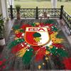 Soft Floor Carpet FC Augsburg FC Pattern Area Rug Decorative Mat For Home Room Decoration