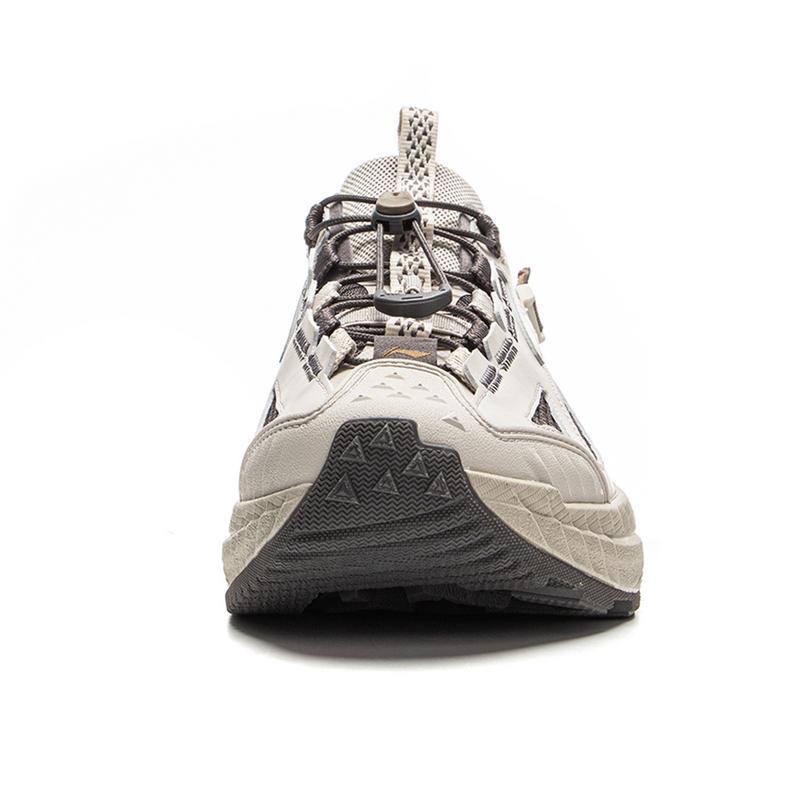 Li-Ning Yijie Lite 2.0 Comfortable Trendy Non-Slip Breathable Support Creek Shoes Men Shoes Beige AHLV011-1