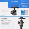 7-секционный легкий штатив из углеродного волокна Era Q222C для DSLR-камер, для фото- и видеосъемки - Портативная версия для путешествий