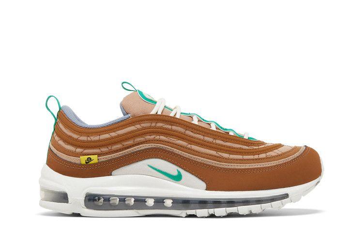 Мужские кроссовки Nike Air Max 97 Moving Company Конопляный/Стадионный зеленый/Орехово-коричневый/Белый