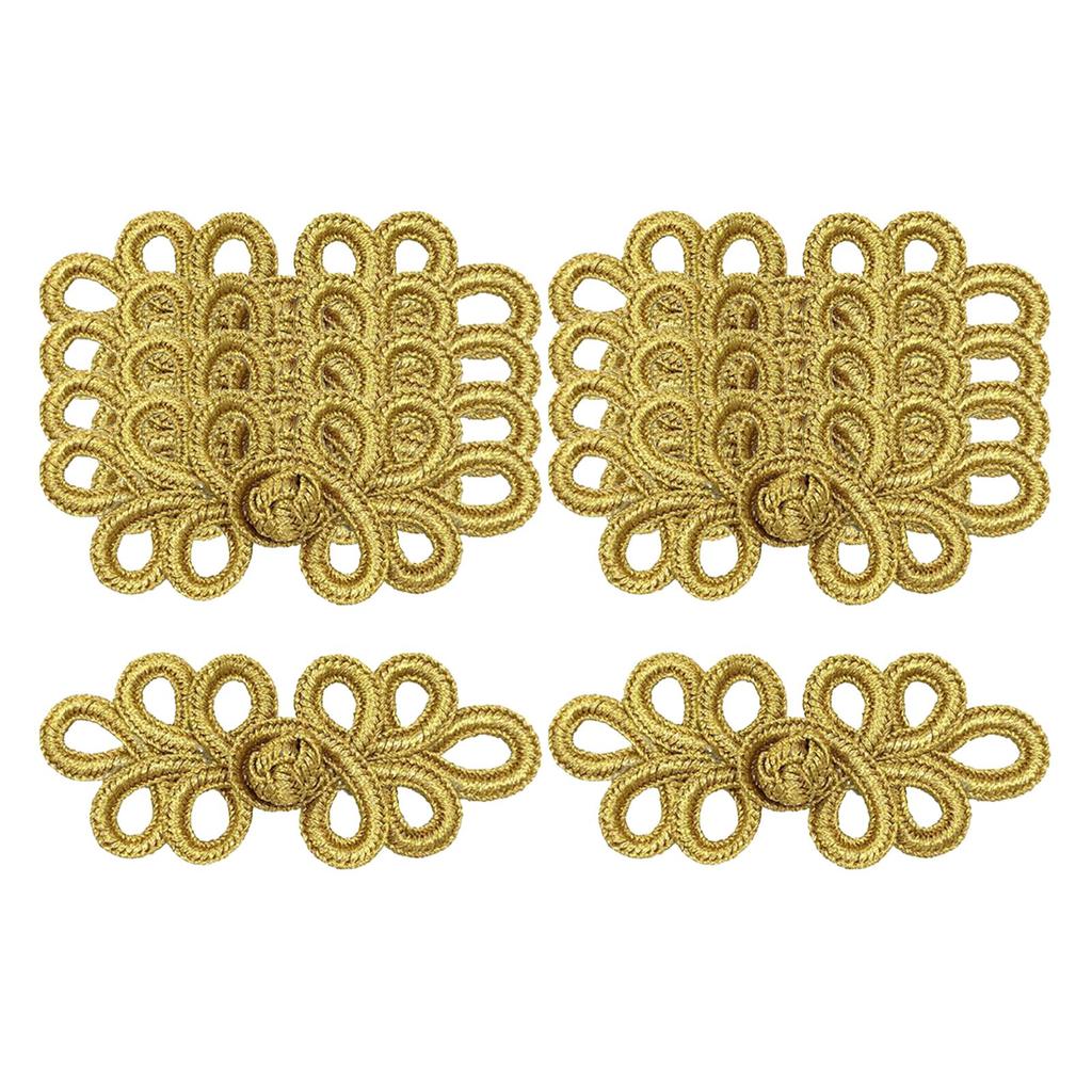 10Pair Chinese Knots Frog Buttons Sewing Button Closure Fasteners Traditional Handcraft Button Decor Closure Button For Sewing