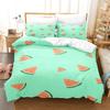 3D Summer Tropical Fruit Duvet Cover with Pillowcase King Full Size Queen Double Bed Quilt Case Linens Single Twin Bedding Sets