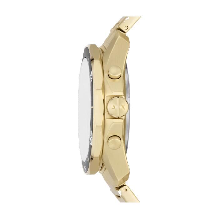Montre Armani Exchange - Hommes - AX1958 - Doré Acier inoxydable - 44mm - 10 bar