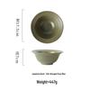 Japanese Style Handcrafted Ceramic 7-inch Wide-Rimmed Bowl