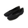 Vivian Pumps, 2cm Low Heel, Square Toe, Flat, V1372AL, Black, Size 23.5cm