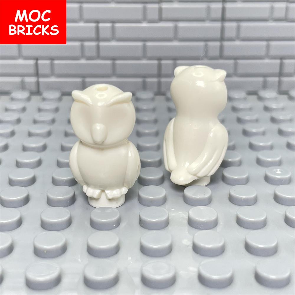 Нетоксичные 6 шт./лот Кубики Moc Сова Птица Животные Зоопарк Образовательный Строительный Блок 21333Pb03 6288362 Фигурки Игрушки Для Детей Подарки