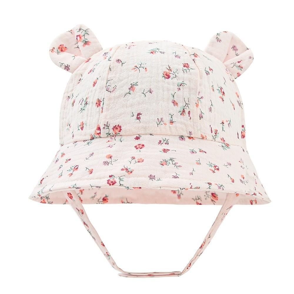 Print Design Baby Sun Hat Breathable Bucket Hat Baby Portable Kids Beach Cap  for Travel Summer