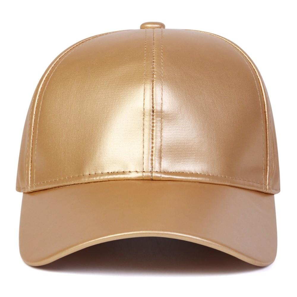 Dad Hat PU Solid Baseball Cap Fashion Hip Hop Snapback Hat Retro Warm Leather Cap Outdoor