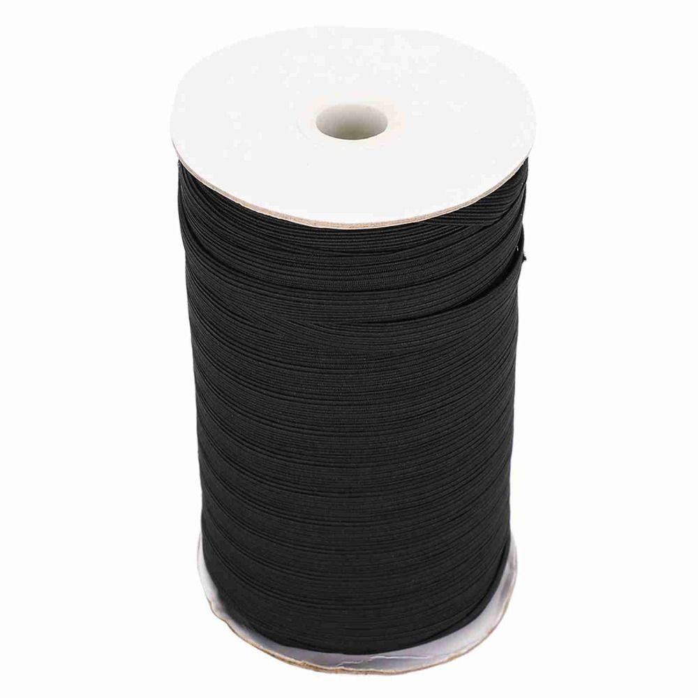 1pcs 0.4in Width Flat Elastic Cord Knit Material Braided Elastic String For Sewing Projects
