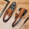 Британский Стильный Мужской Кожаный Ботинок Монк Бизнес Обувь Для Мужчин Дизайнерская Универсальная Туфли Для Делового Стиля Свадьбы Выпускного Вечера