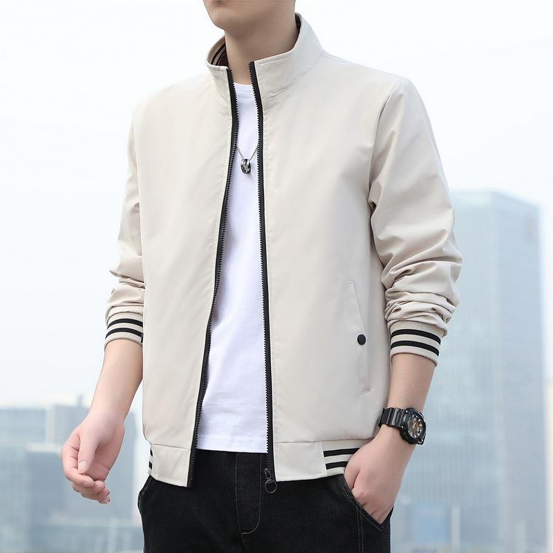 Spring and Autumn Jackets for Men Korean Sports Sports and Casual Stand Collar Jacket Baseball Suit Men's Jacket